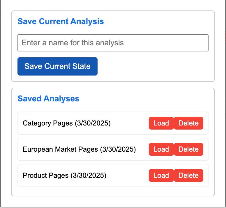 Search Console Analyzer in action